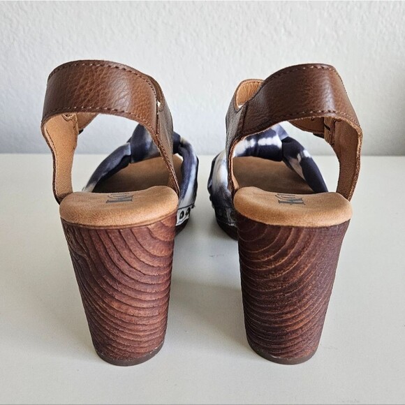 Korks | Natalia Knot Tie Dye Block Sandal Heels, Womens 7 - Picture 7 of 10